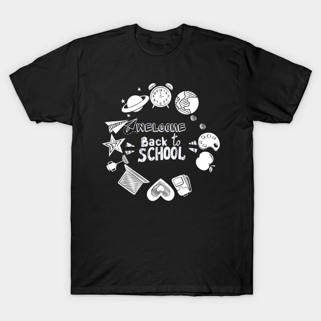 Welcome Back To School T-Shirt by NICHE&NICHE